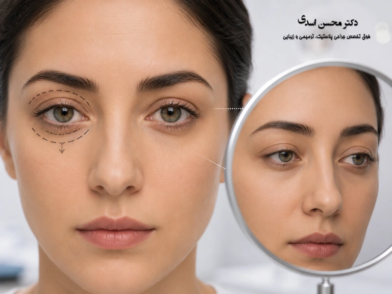 کوچک شدن چشم بعد از بلفارو